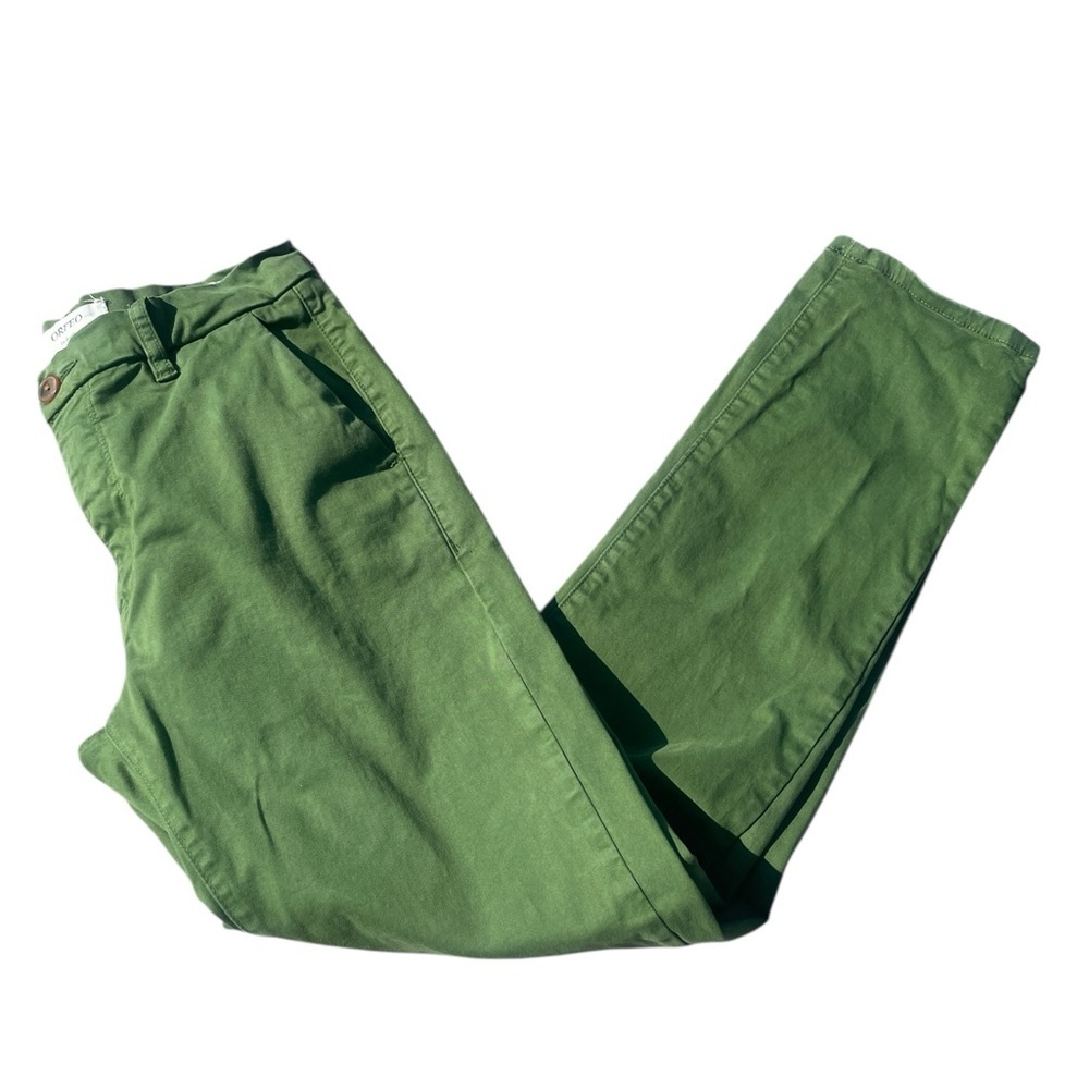 ORFEO Women’s Green Chinos‎ Pants 27